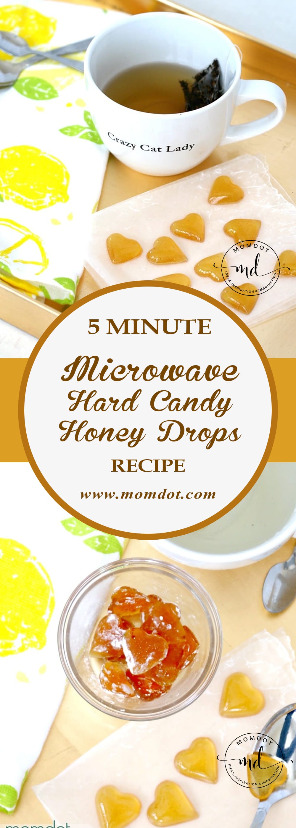 Honey Drops Recipe: 5-Minute Microwave Honey Drops for Tea! - MomDot