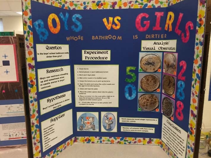 First place Elementary School Science Fair Project!  Elementary school science  fair projects, Elementary science fair projects, Cool science fair projects