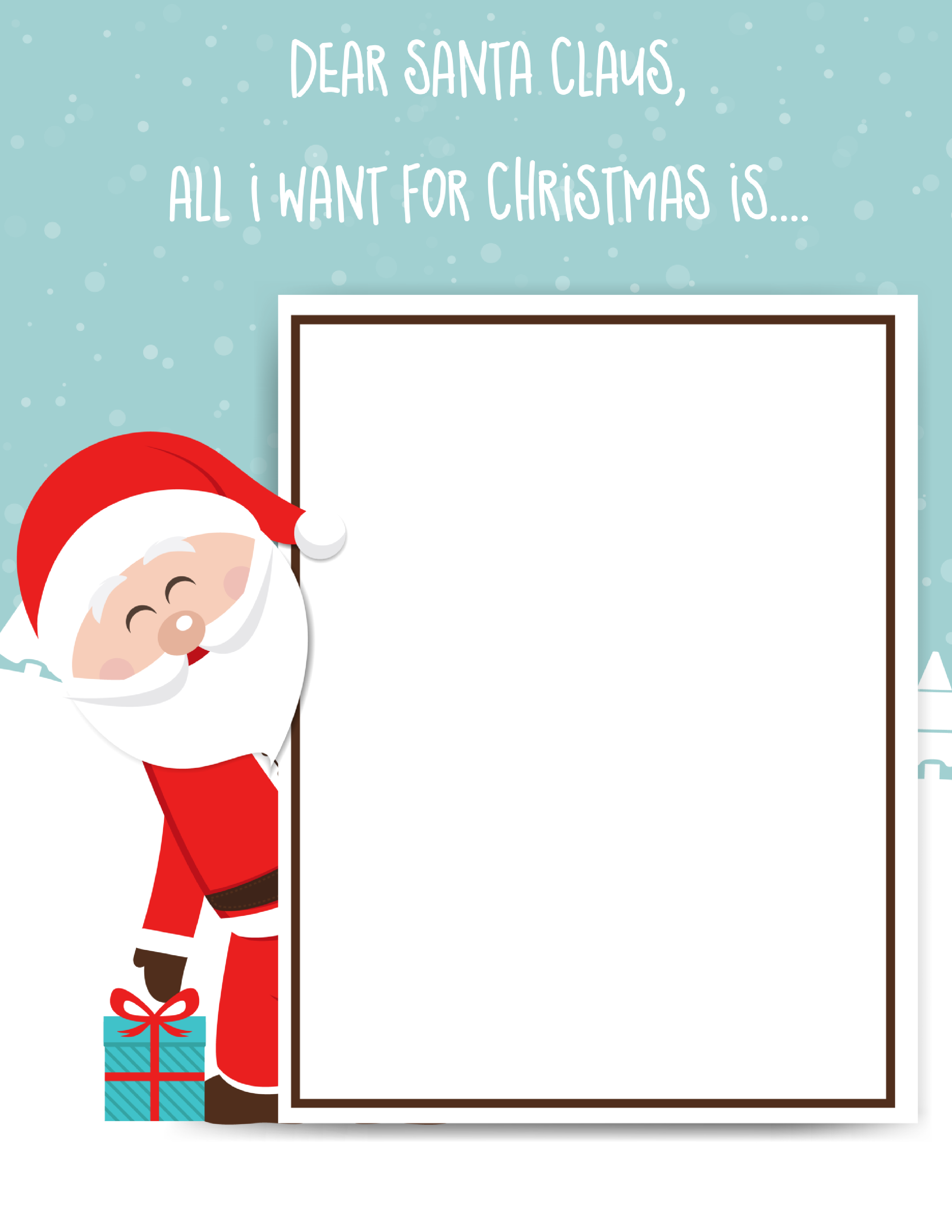 Santa Claus Letter: FREE PRINTABLE FOR KIDS Momdot com