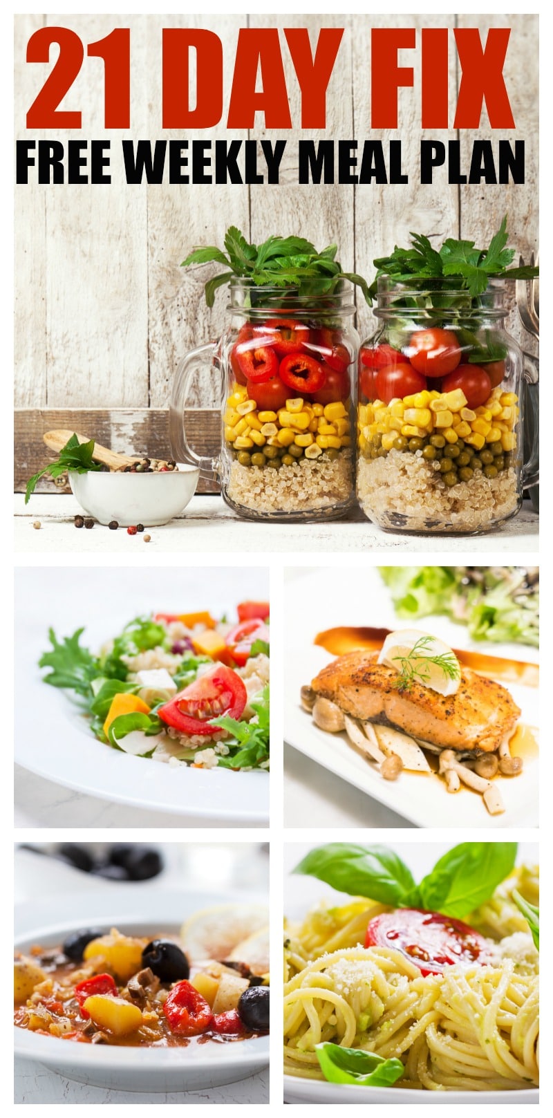 21-Day Fix Meal Plan [Infographic]