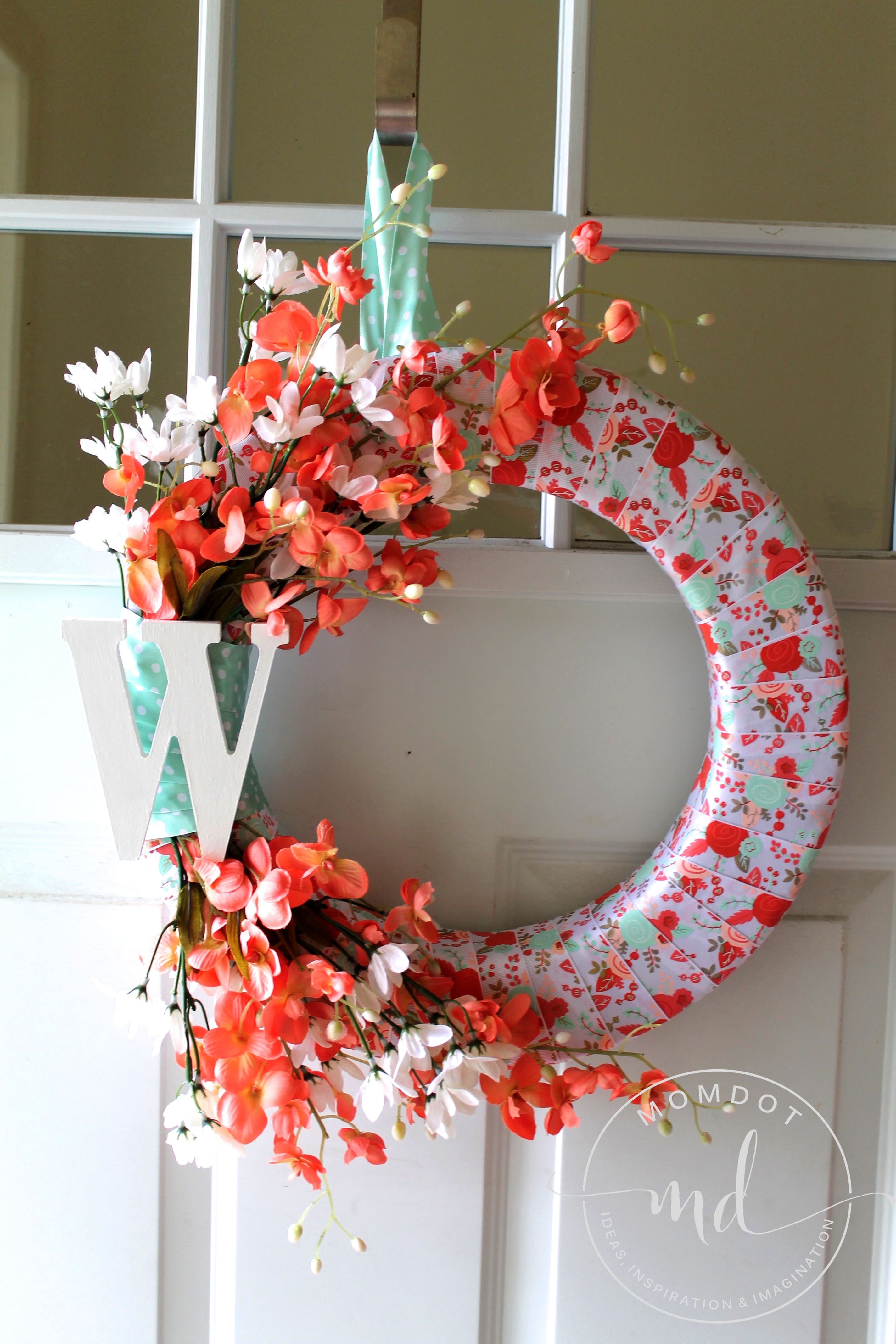 Easy DIY Spring Wreath Enjoy The Warmer Weather In Style   Spring Wreath 39 